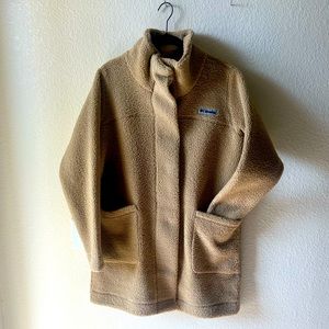 Women’s Columbia Panorama Long Fleece Jacket - Tan/XL